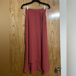 White House Black Market Terracotta Skirt